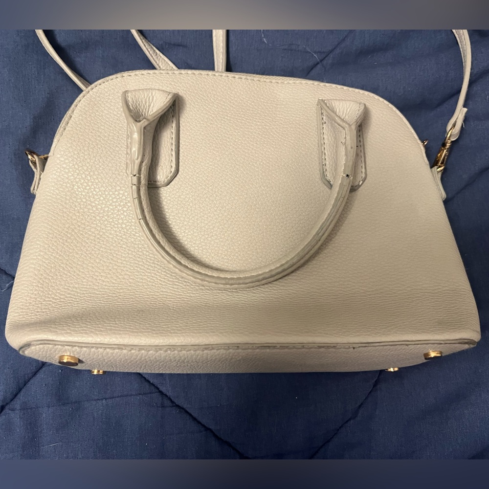 a new day Light Gray Satchel Bag